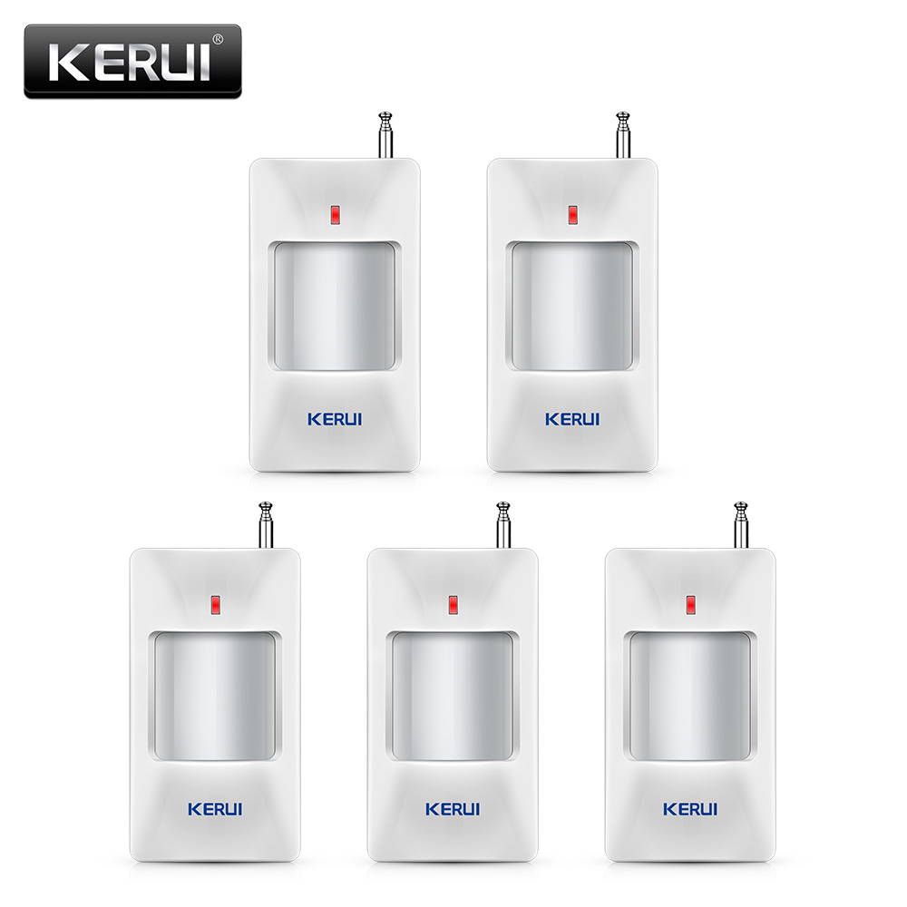 Sim Gsm Alarm - Kerui เครื่องตรวจจับเซ็นเซอร์ตรวจจับการเคลื่อนไหวไร้สาย PIR สำหรับ W181 GSM