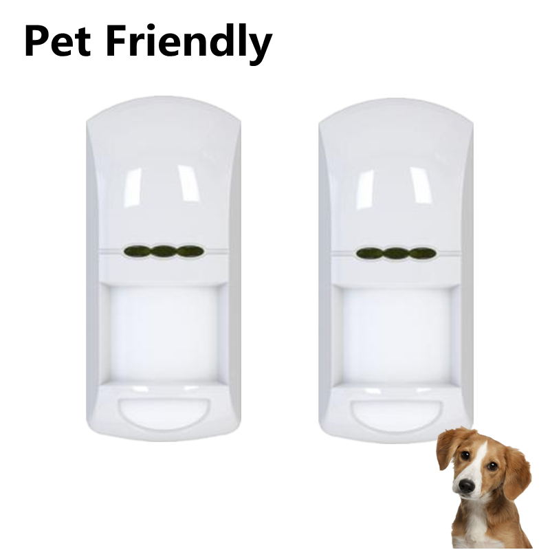 Pet Immune Pir Sensor - โฟกัส 12V MC-8250 เครื่องตรวจจับความเคลื่อนไหวแบบดิจิตอลแบบมีสาย เซ็นเซอร์ PIR