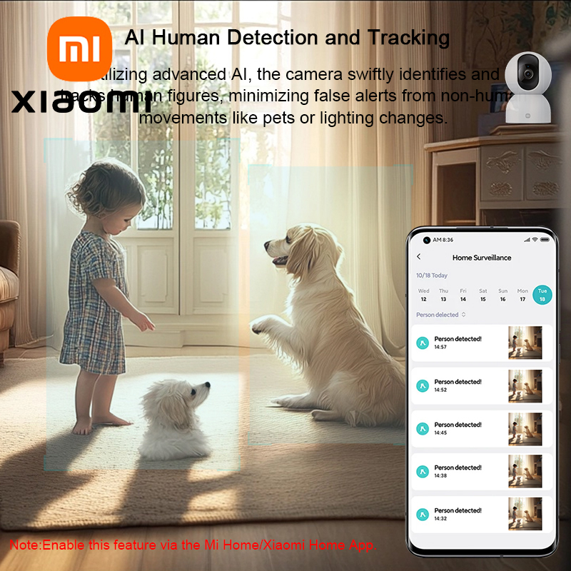 Home Security Camera 360 Xiaomi - กล้องวงจรปิดอัจฉริยะ XIAOMI Home Security รุ่น Wifi