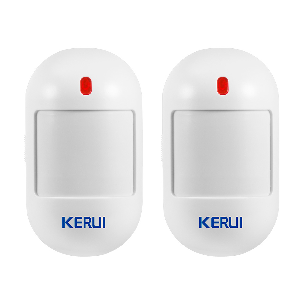 Sim Gsm Alarm - KERUI Wireless PIR Motion Sensor เครื่องตรวจจับอินฟราเรดพร้อมแบตเตอรี่สําหรับ