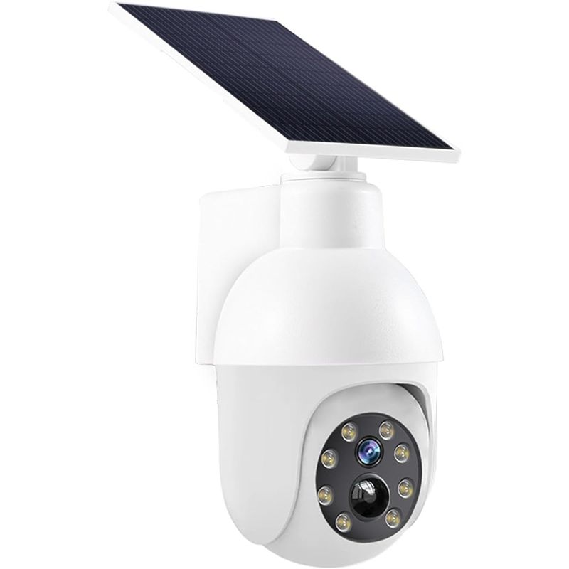 Home Security Lights - A29F-ไฟเซ็นเซอร์เฝ้าระวังแบบอะนาล็อกที่ใช้พลังงานแสงอาทิตย์, ไฟสีแดงกระพริบสามารถทำหน้าที่กล้องได้, เพิ่มความปลอดภัยภายในบ้าน