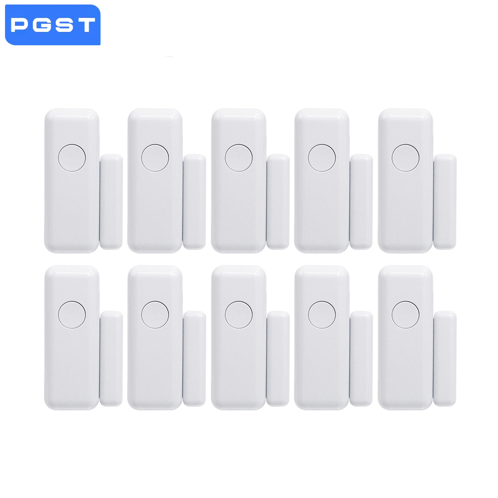 Home Security Equipment - เซ็นเซอร์เตือนภัยแม่เหล็กไร้สาย 433mhz สำหรับประตูหน้าต่าง ระบบตรวจจับประตู สำหรับระบบรักษาความปลอดภัยบ้านอัจฉริยะ ป้องกันความปลอดภัย