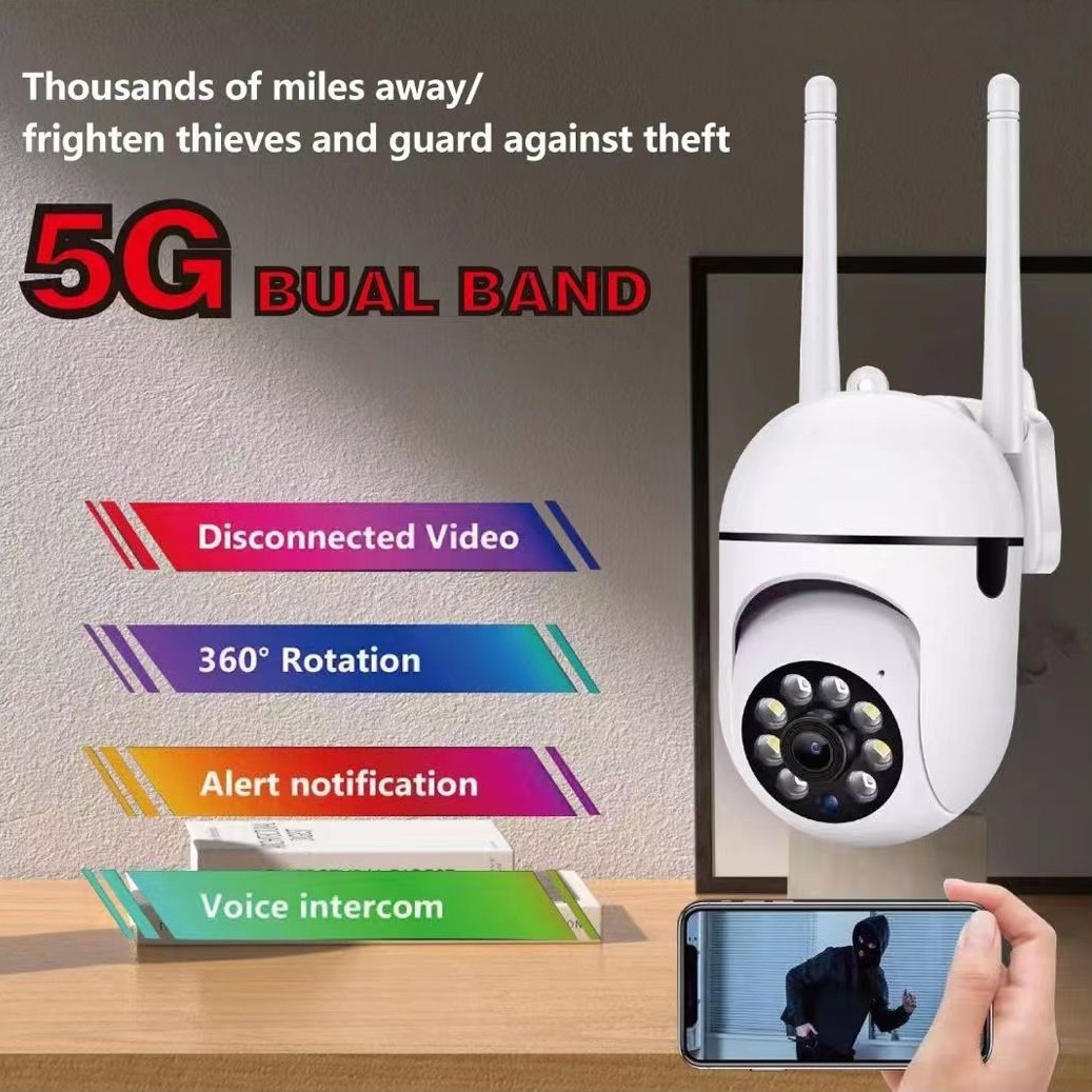 Home Security Kamera - สมาร์ท 5G กล้อง IP 1080P HD