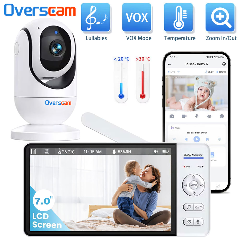 หน้าจอ 7.0 นิ้ว Baby Monitor 5 - Home Security Uk บทวิจารณ์และราคา