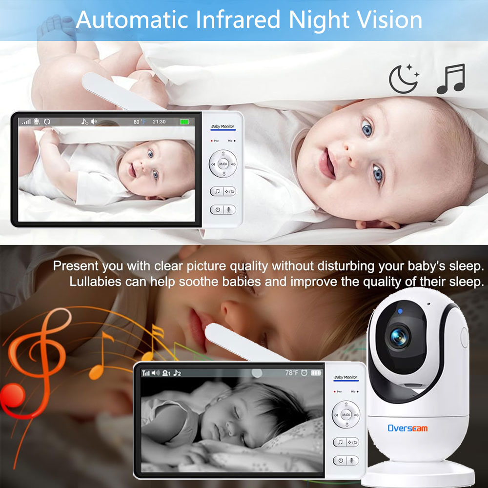 หน้าจอ 7.0 นิ้ว Baby Monitor 5 - Home Security Uk บทวิจารณ์และราคา