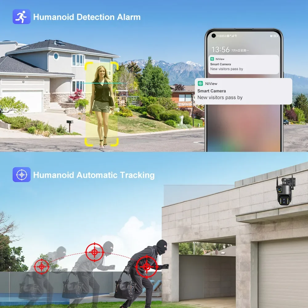 กล้องวงจรปิด 4G PTZ ความละเอีย - Ip Camera Outdoor 4K บทวิจารณ์และราคา