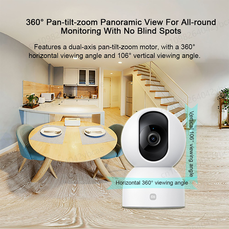 กล้องวงจรปิดอัจฉริยะ XIAOMI Ho - Home Security Camera 360 Xiaomi บทวิจารณ์และราคา