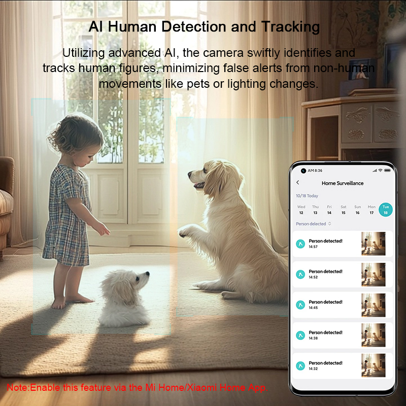 กล้องวงจรปิดอัจฉริยะ XIAOMI Ho - Home Security Camera 360 Xiaomi บทวิจารณ์และราคา