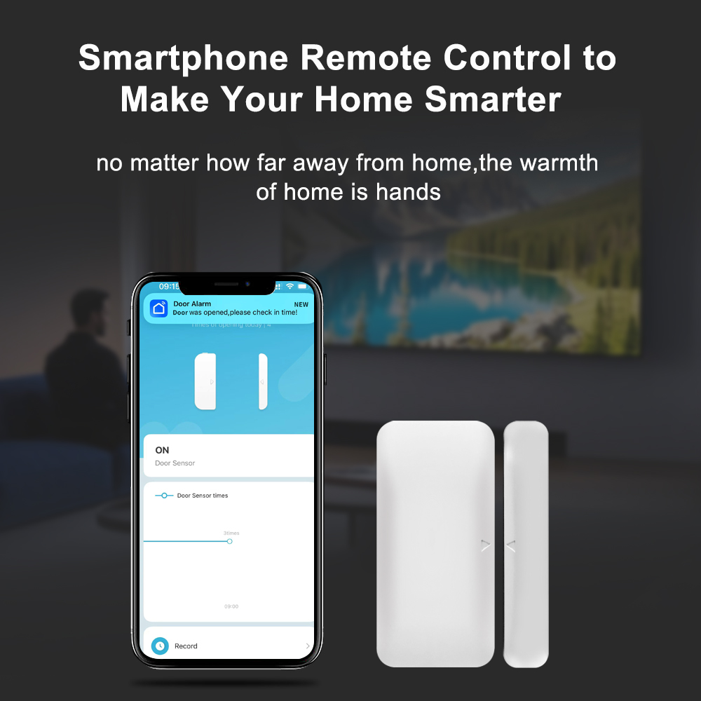 เซ็นเซอร์ประตูหน้าต่างไร้สาย T - Home Security Equipment บทวิจารณ์และราคา