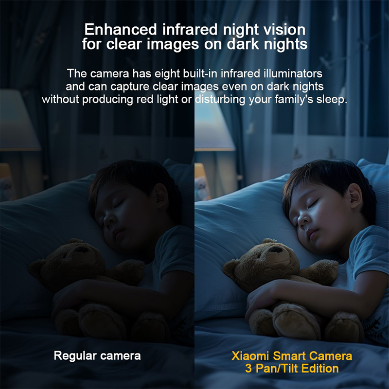 ξAOMI 360 °   กล้องสมาร์ท 3 รุ - Home Security Camera 360 Xiaomi บทวิจารณ์และราคา