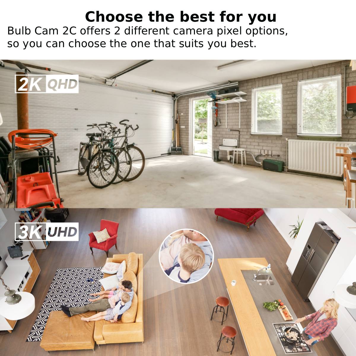 IMOU Bulb Cam 2C 3MP/5MP 2K/3K - Home Security Kamera บทวิจารณ์และราคา