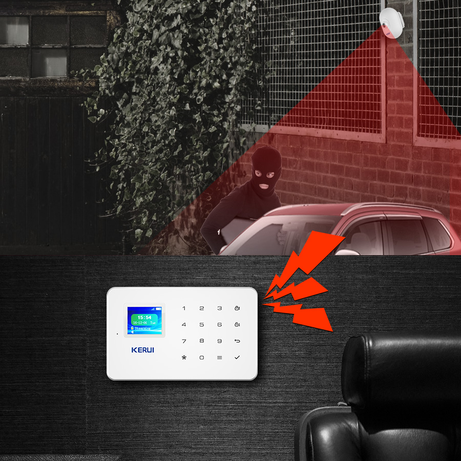 KERUI P861 กันน้ํากลางแจ้ง PIR - Pet Immune Pir Sensor บทวิจารณ์และราคา