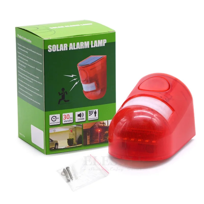 ไฟเตือนกันน้ำพลังงานแสงอาทิตย์ - Sim Gsm Alarm บทวิจารณ์และราคา
