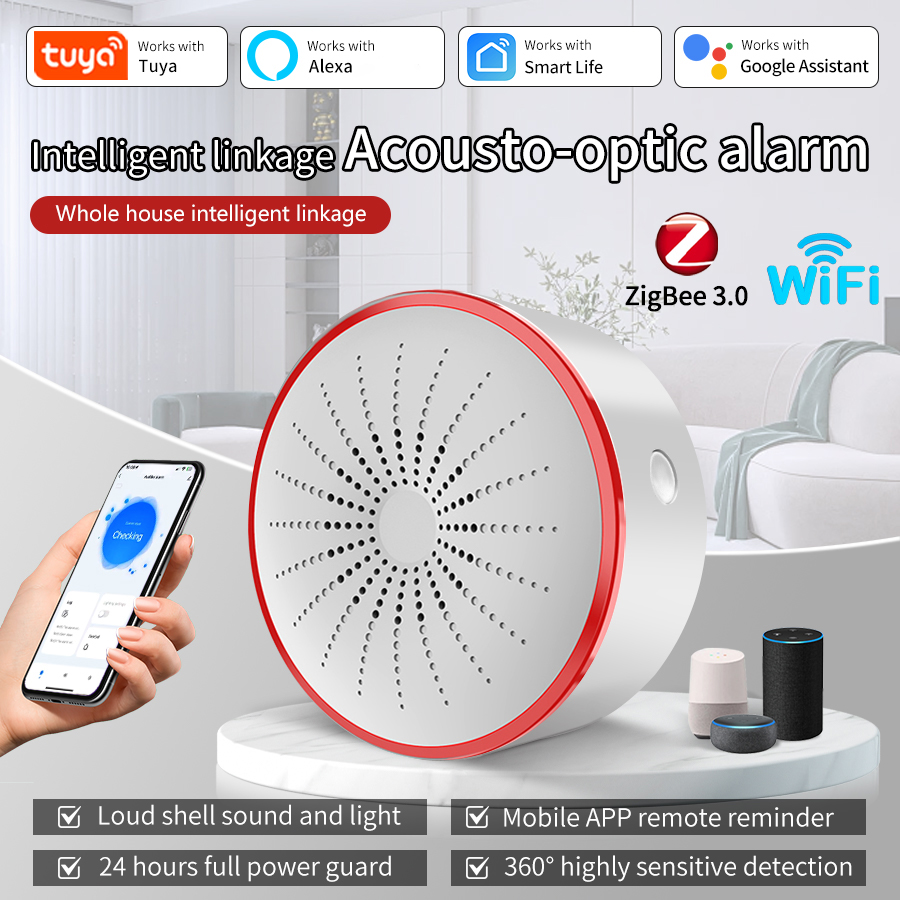 ทูย่า ไวไฟ ซิกบีไซเรนเตือนภัยอ - Home Security Equipment บทวิจารณ์และราคา