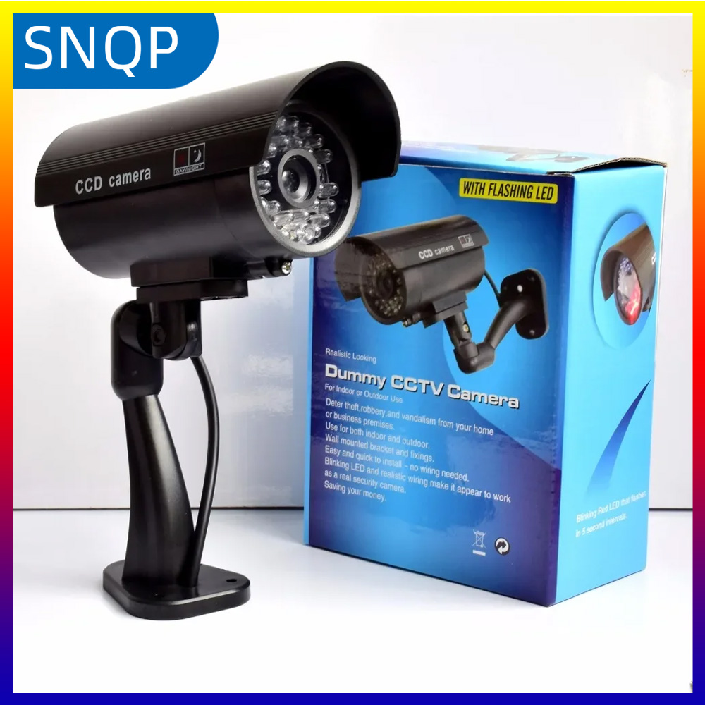 กล้องจำลอง SNQP กันน้ำ พร้อมไฟ - Home Security Lights บทวิจารณ์และราคา