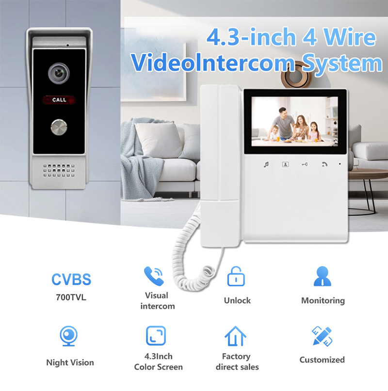 ระบบอินเตอร์คอมวิดีโอประตูบ้าน - Home Security Uk บทวิจารณ์และราคา