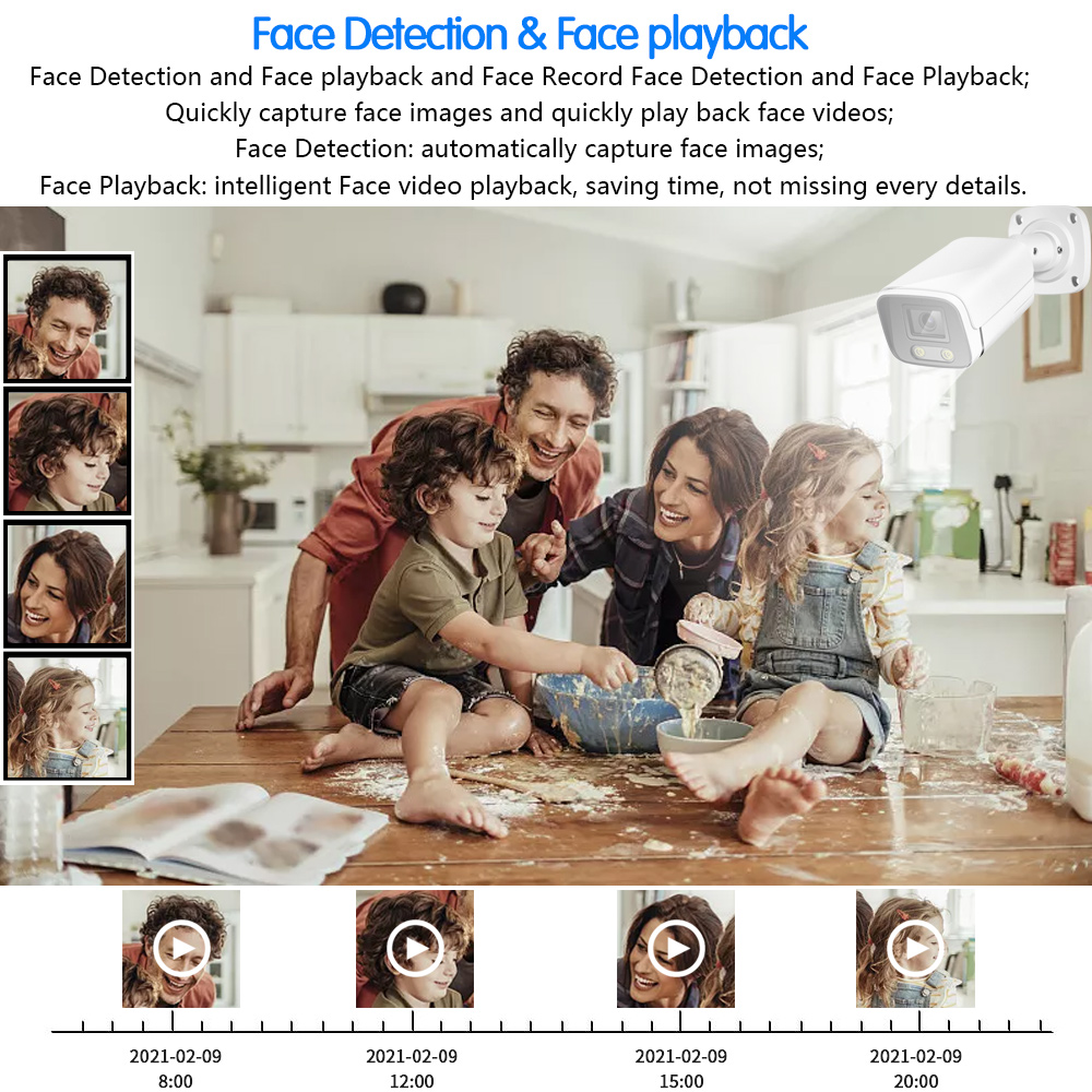 8MP หน้าสีเต็มการมองเห็นได้ในเ - Ip Camera Outdoor 4K บทวิจารณ์และราคา