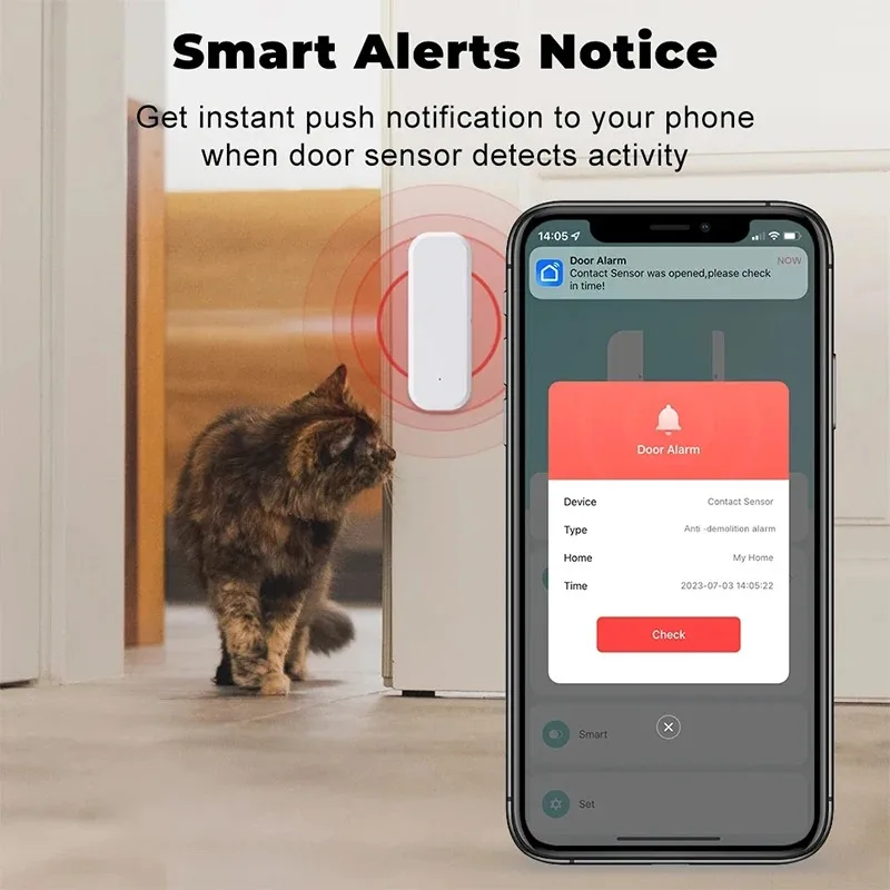 ทูย่า ไวไฟสมาร์ทเซ็นเซอร์ประตู - Home Security Equipment บทวิจารณ์และราคา