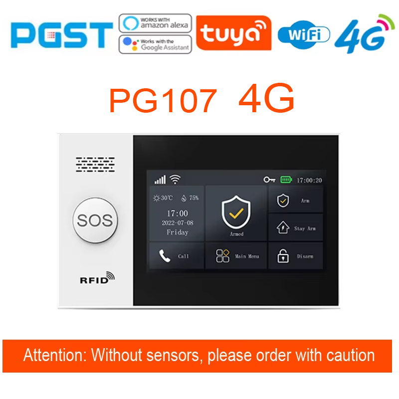 PG-107 Tuya 4G ระบบเตือนภัยภาย - Sim Gsm Alarm บทวิจารณ์และราคา