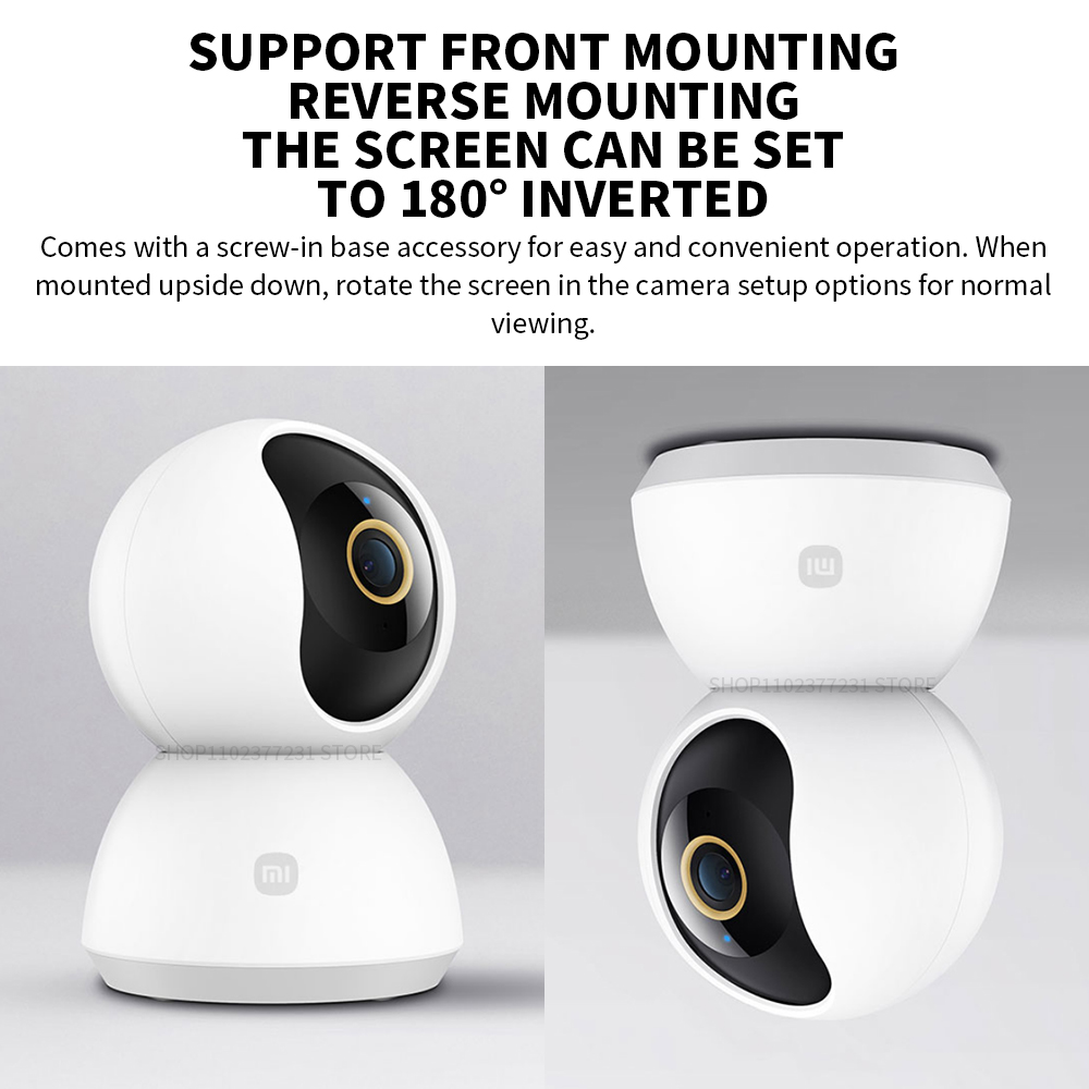 เสี่ยวหมี่ 360 °   กล้องวงจรปิ - Home Security Camera 360 Xiaomi บทวิจารณ์และราคา