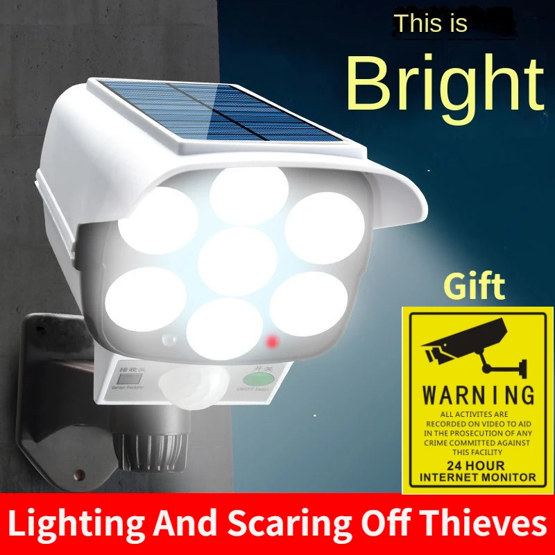 กลางแจ้งพลังงานแสงอาทิตย์ Ligh - Home Security Lights บทวิจารณ์และราคา
