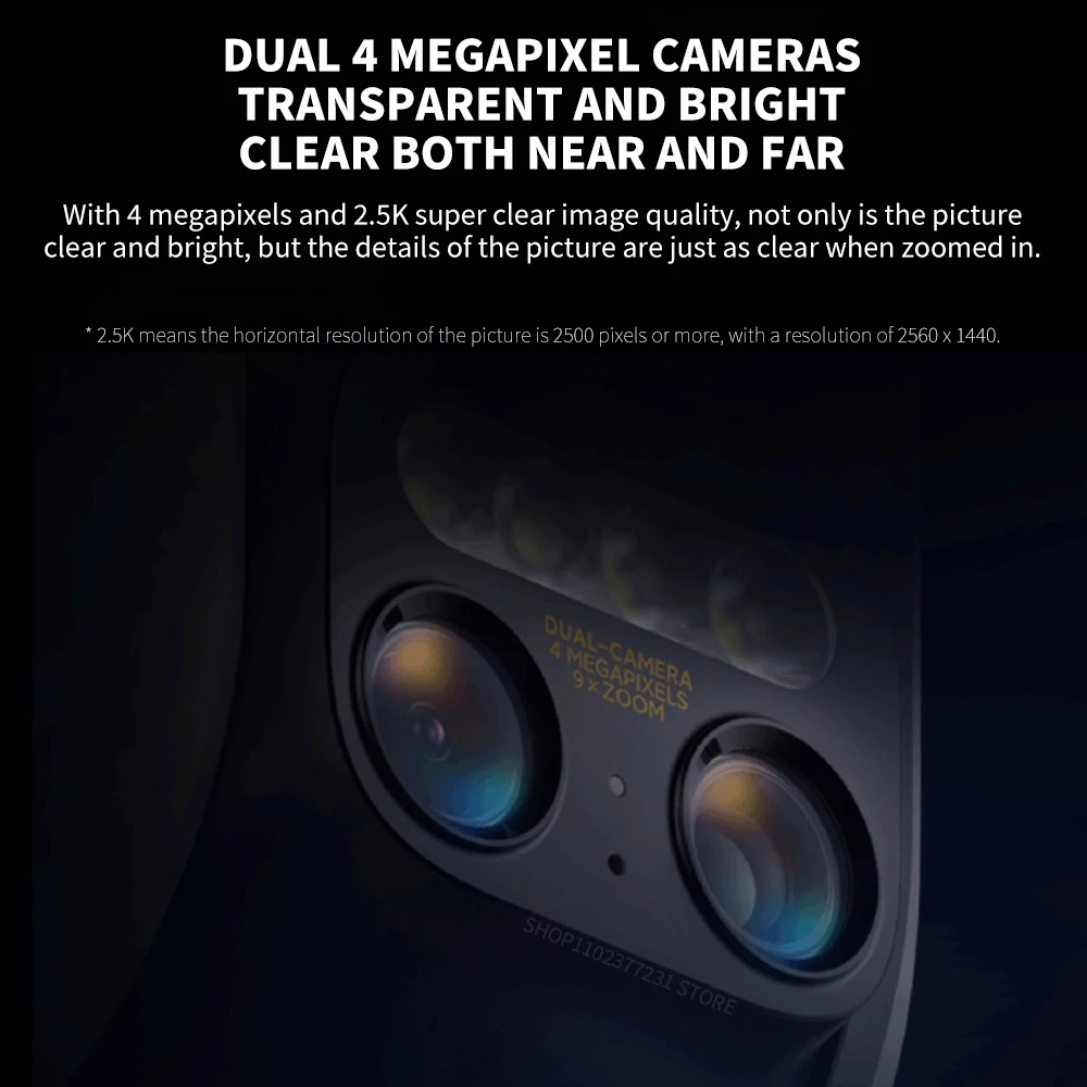 กล้องวงจรปิดภายนอกอาคาร Xiaomi - Home Security Camera 360 Xiaomi บทวิจารณ์และราคา