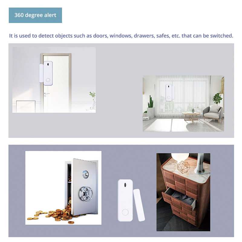D10 เซ็นเซอร์ประตูหน้าต่างนาฬิ - Home Security Equipment บทวิจารณ์และราคา