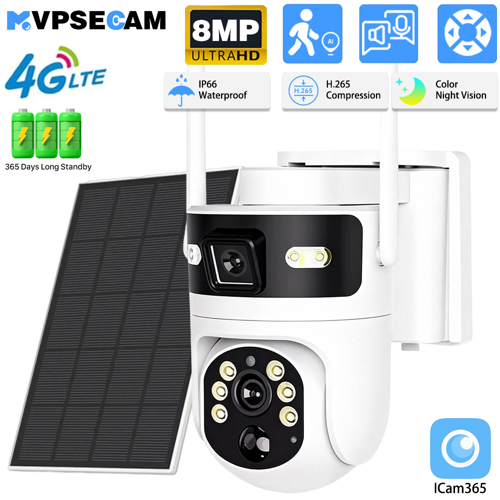 กล้องวงจรปิด 8MP 4K 4G รองรับซ - Ip Camera Outdoor 4K บทวิจารณ์และราคา