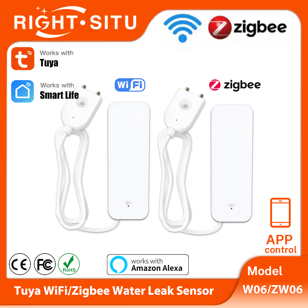 เซ็นเซอร์น้ำ Tuya WiFi Zigbee  - Home Security Equipment บทวิจารณ์และราคา
