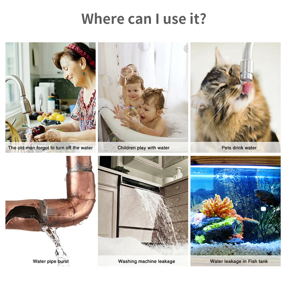 เซ็นเซอร์น้ำ Tuya WiFi Zigbee  - Home Security Equipment บทวิจารณ์และราคา