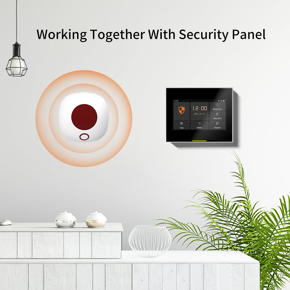 Staniot ในร่มไซเรนไร้สาย433Mhz - Home Security Equipment บทวิจารณ์และราคา