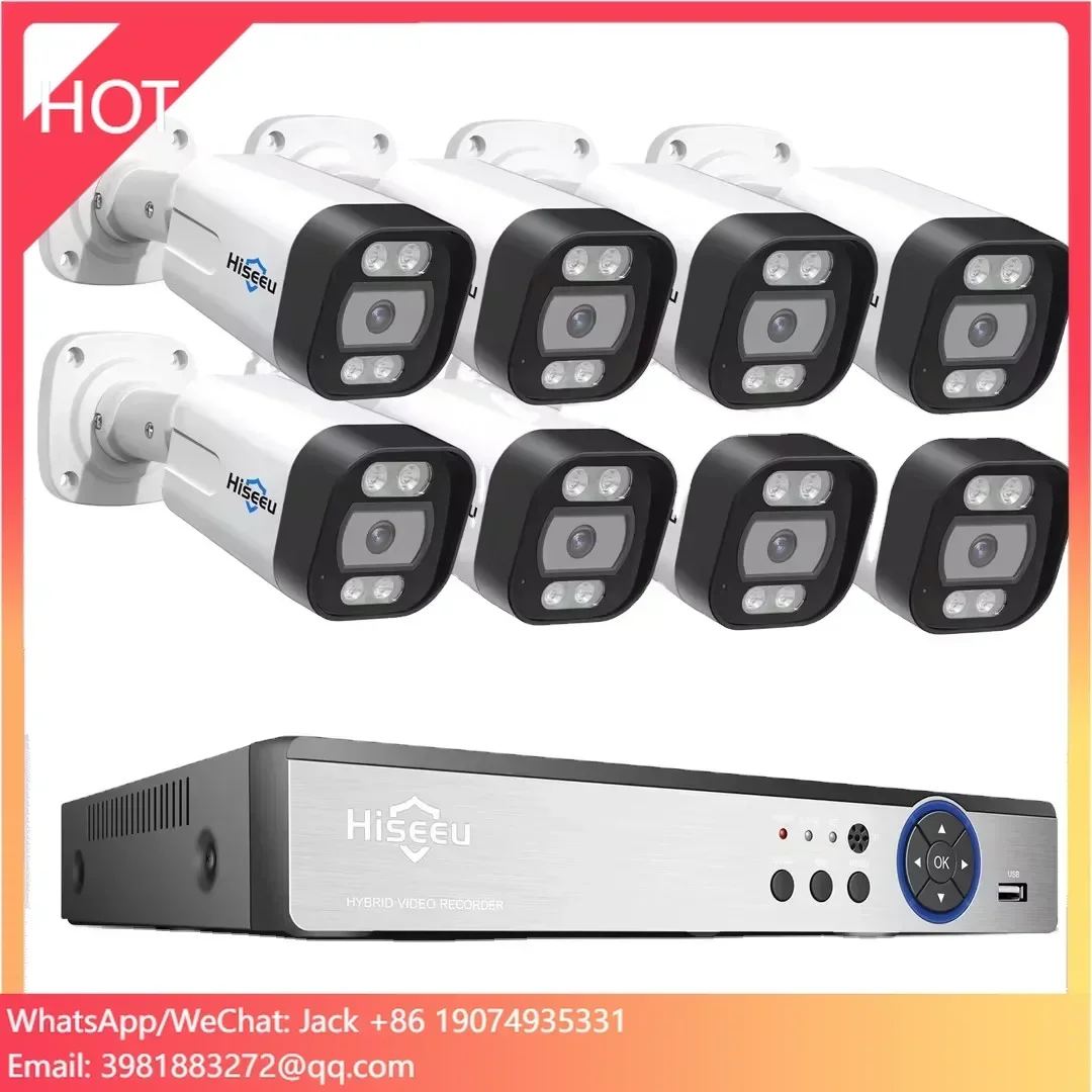 ชุดกล้องวงจรปิด Hiseeu 4K 8 ช่ - Ip Camera Outdoor 4K บทวิจารณ์และราคา