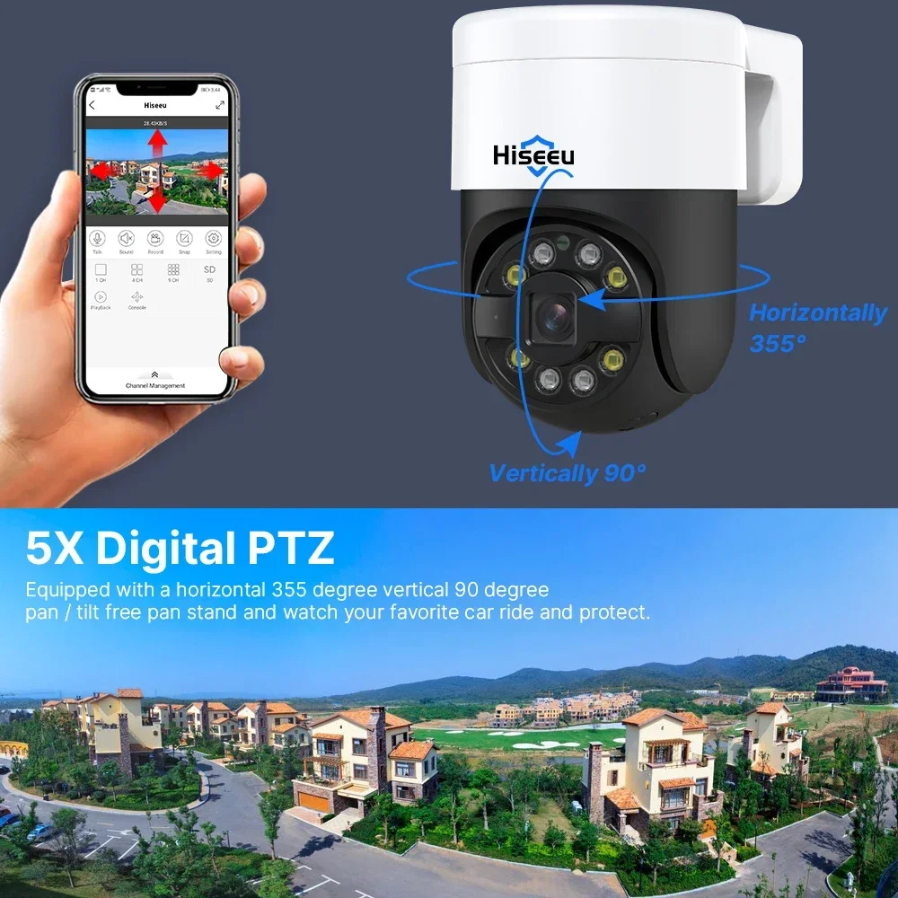 ระบบกล้องวงจรปิดรักษาความปลอดภ - Ip Camera Outdoor 4K บทวิจารณ์และราคา