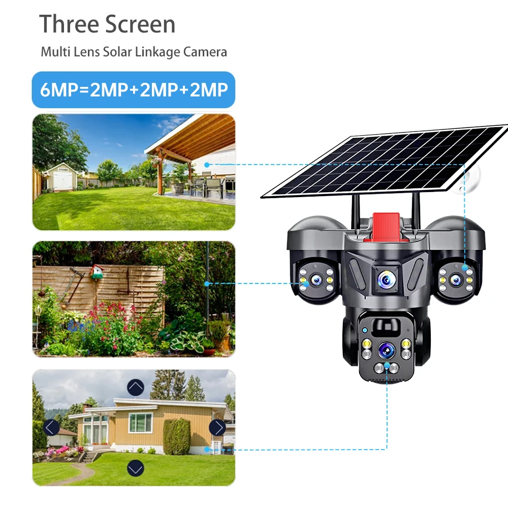 KERUI V380 Pro PTZ กลางแจ้ง 6M - Home Security Kamera บทวิจารณ์และราคา