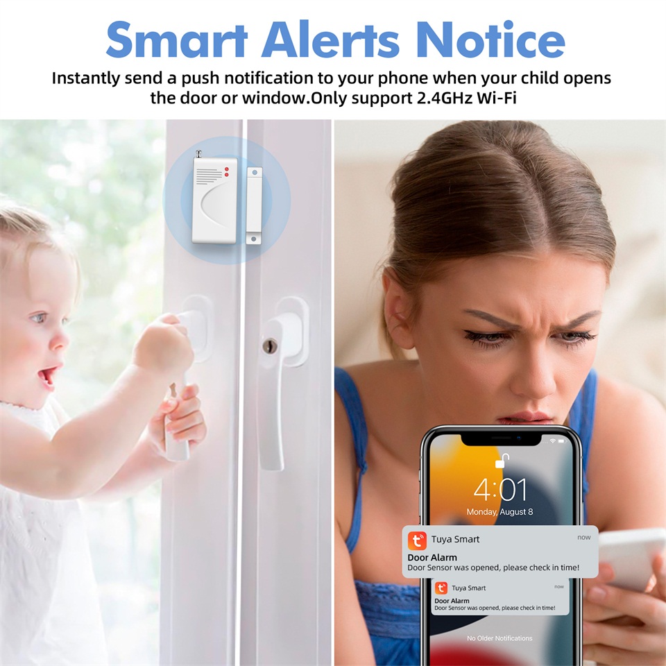 Kerui ระบบเตือนภัย120dB เสียงด - Home Zone Security App บทวิจารณ์และราคา