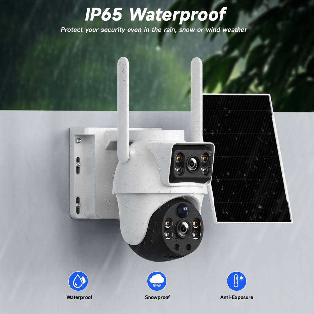 กล้องวงจรปิดพลังงานแสงอาทิตย์  - Ip Camera Outdoor 4K บทวิจารณ์และราคา