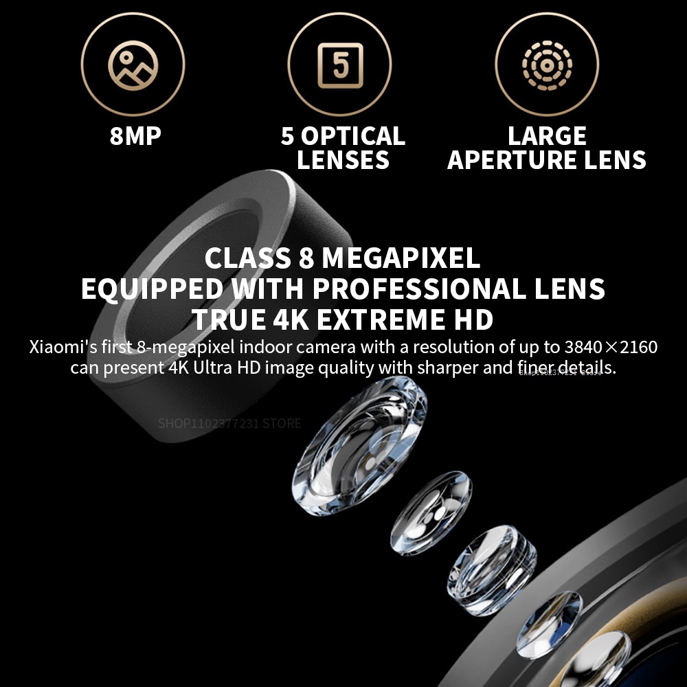 กล้องอัจฉริยะ Xiaomi C700 4K 8 - Home Security Camera 360 Xiaomi บทวิจารณ์และราคา