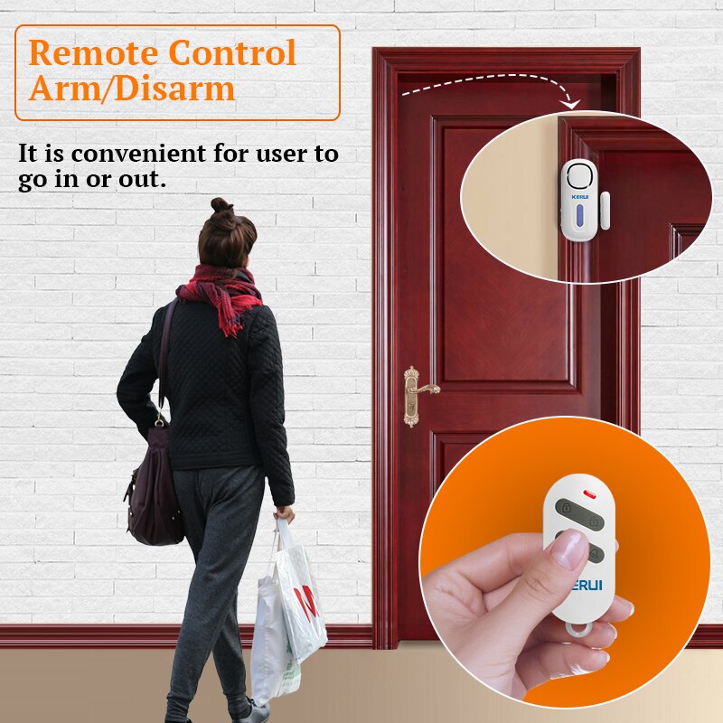 KERUI 120DB ไร้สายประตู/หน้าต่ - Home Security Lights บทวิจารณ์และราคา