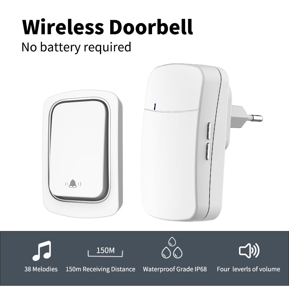 Wireless Doorbell ยินดีต้อนรับ - Home Security Uk บทวิจารณ์และราคา