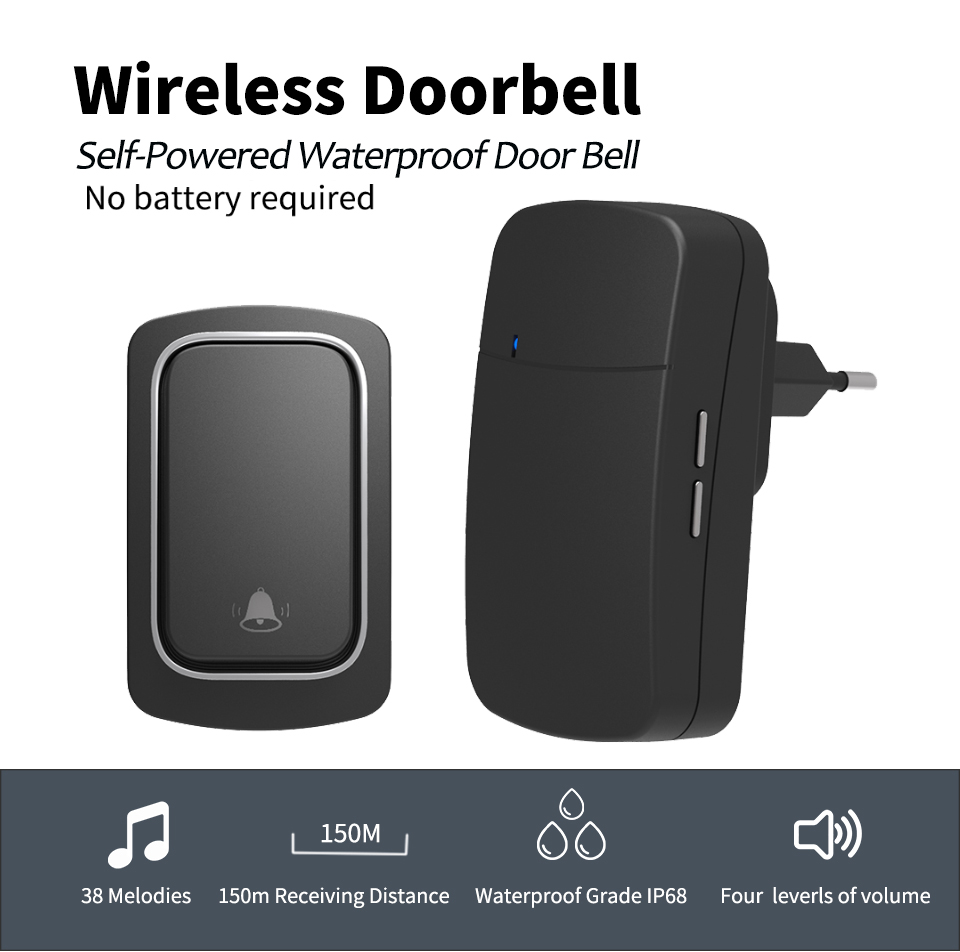 Wireless Doorbell ยินดีต้อนรับ - Home Security Uk บทวิจารณ์และราคา