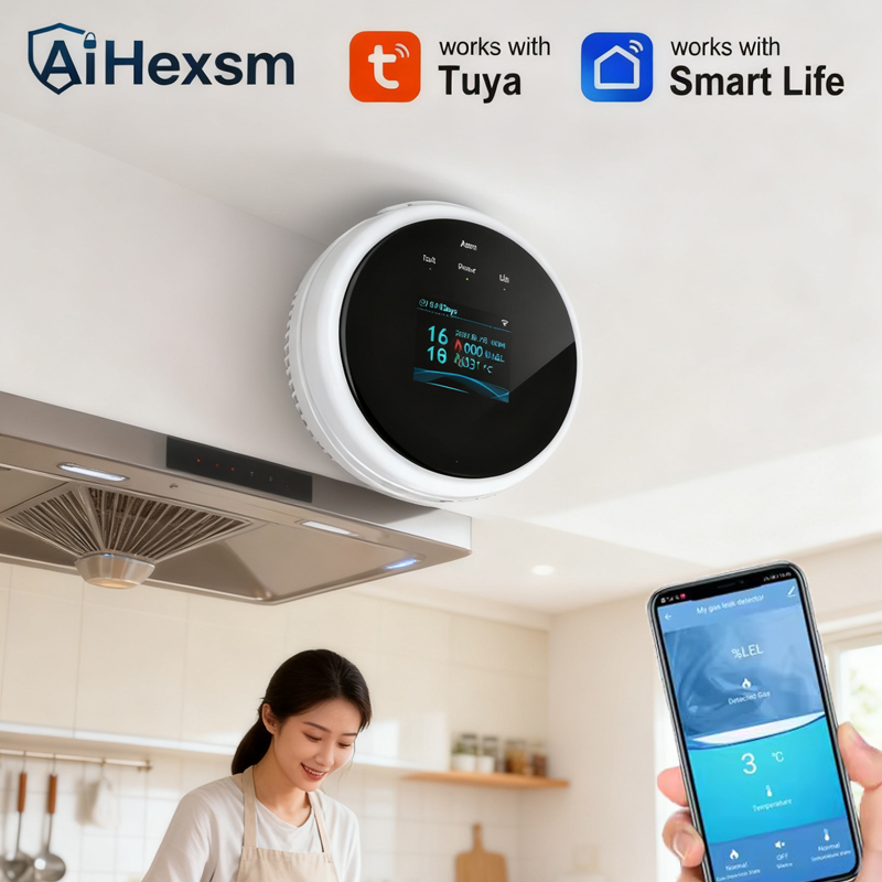 เซ็นเซอร์ตรวจจับแก๊สรั่วแบบสมา - Home Security Uk บทวิจารณ์และราคา