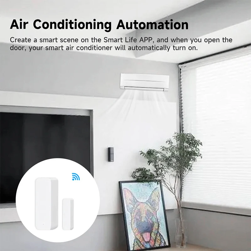 Tuya WiFi สมาร์ทเซ็นเซอร์ประตู - Home Security Equipment บทวิจารณ์และราคา