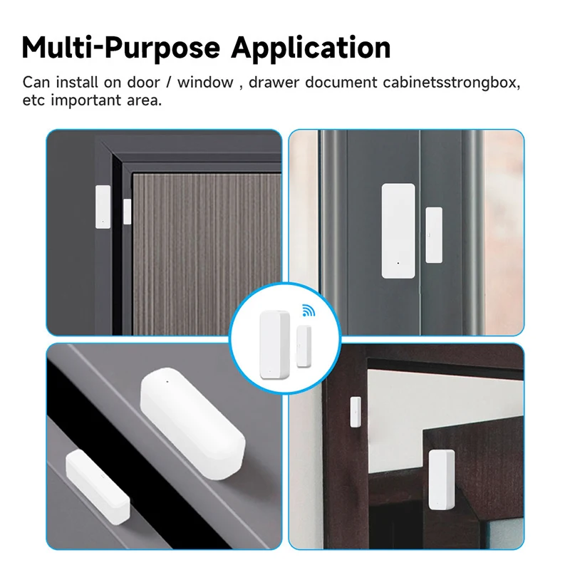 Tuya WiFi สมาร์ทเซ็นเซอร์ประตู - Home Security Equipment บทวิจารณ์และราคา