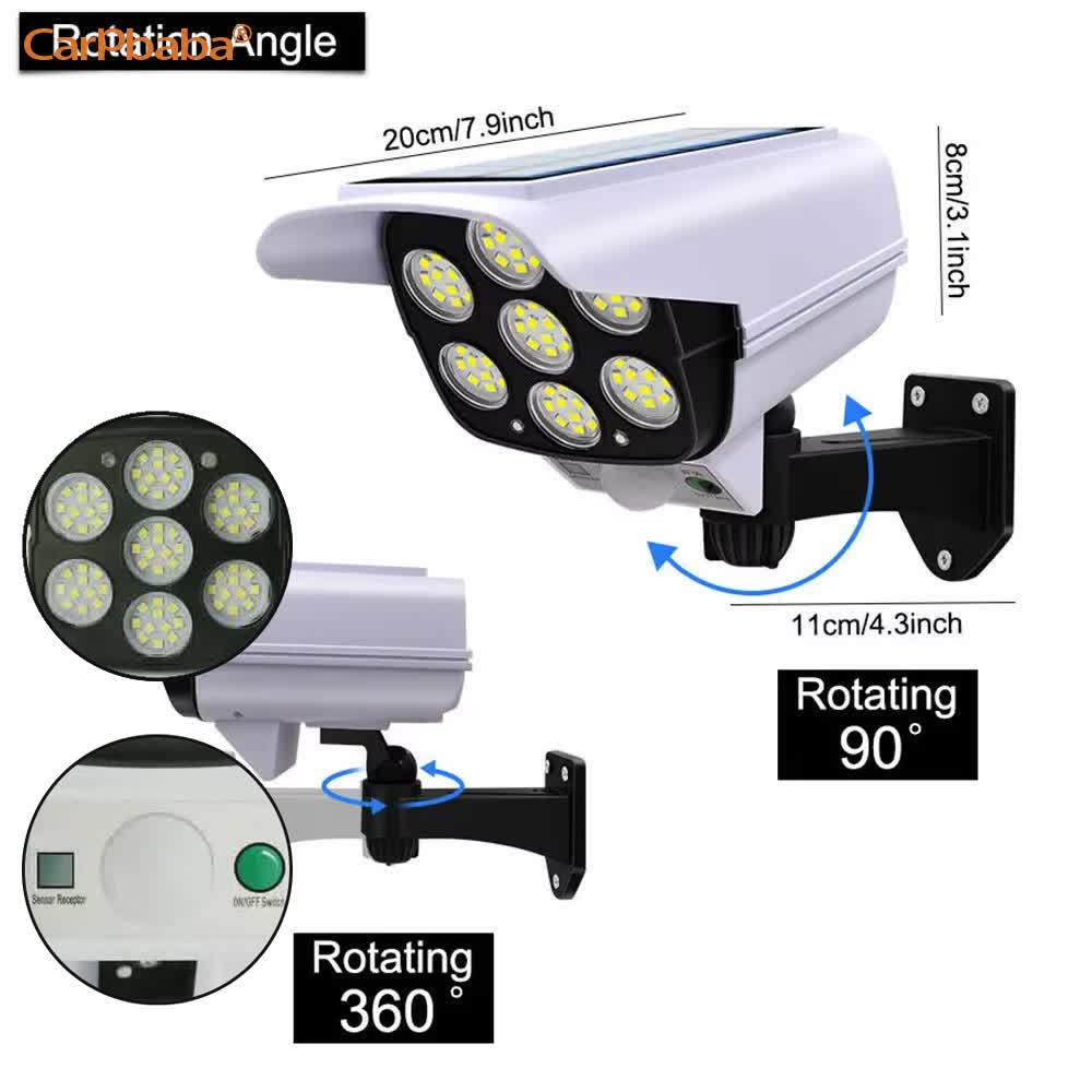 กลางแจ้งพลังงานแสงอาทิตย์ Ligh - Home Security Lights บทวิจารณ์และราคา